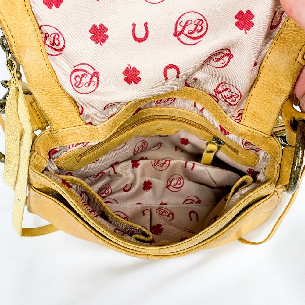 LUCKY BRAND Yellow Flap Crossbody Bag - Picture 10 of 11